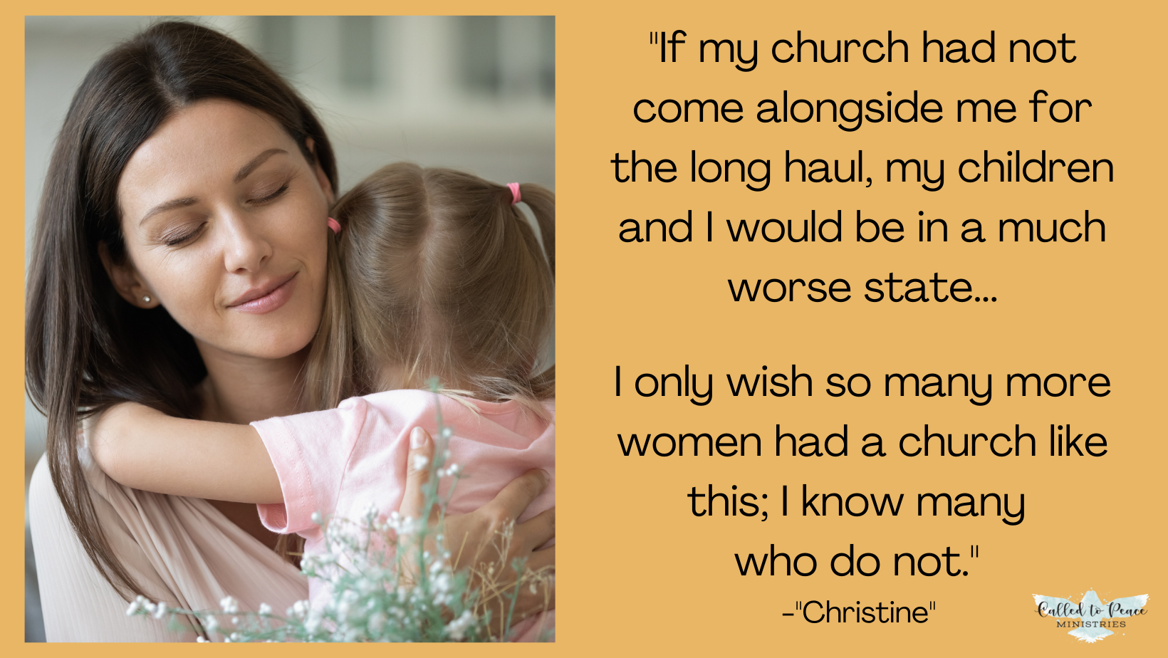 “Christine’s” Church Introduced Her to Love After Abuse