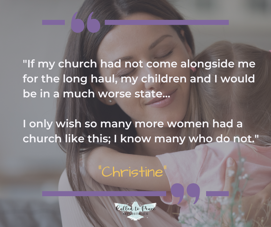 “Christine’s” Church Did it Again! Twice, They Demonstrated Covenantal Christ-like Love to HER!